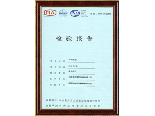 封閉底漆-檢驗(yàn)報(bào)告