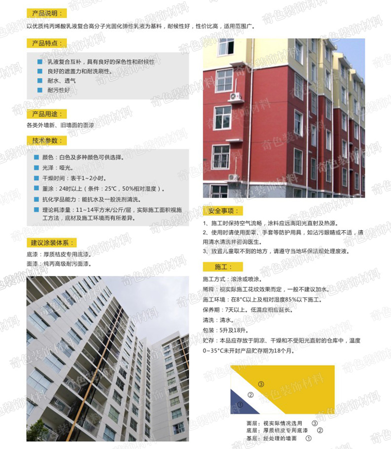 長沙奇色裝飾材料有限公司,長沙裝飾材料,裝飾材料銷售,水性涂料研發(fā),骨漿拉毛中涂漆